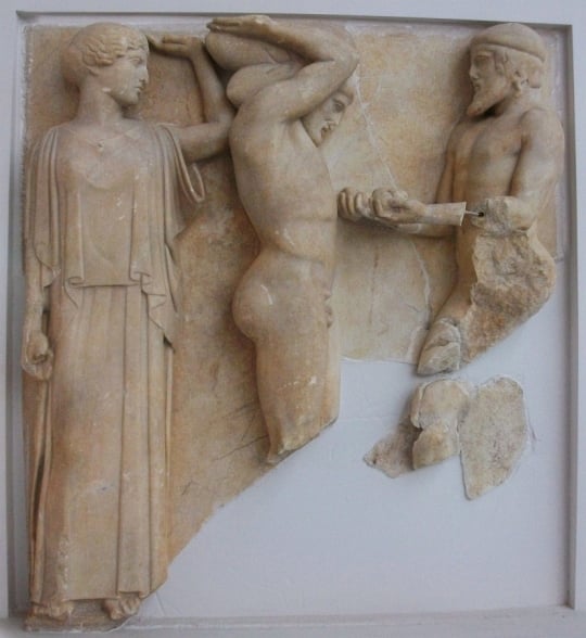 Hracles, Atlas e Atena