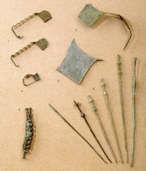 Objetos de bronze da Idade das Trevas