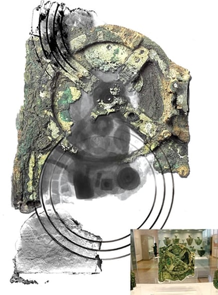 Fragmentos do mecanismo de Anticitera