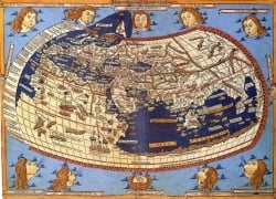 O mapa-mndi de Ptolomeu