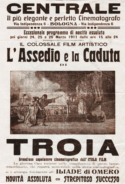 poster de Destruio de Troya, de Borgnetto e Pastrone