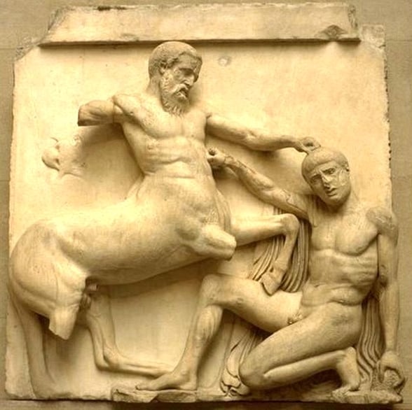 Centauro ataca um dos lpitas