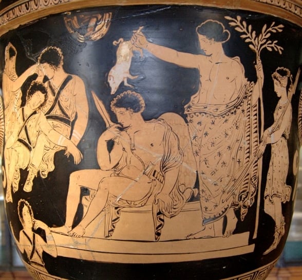 Orestes, Apolo e as Ernias / cena A