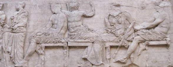 Heris epnimos, Hermes, Dioniso, Demter e Ares / detalhe