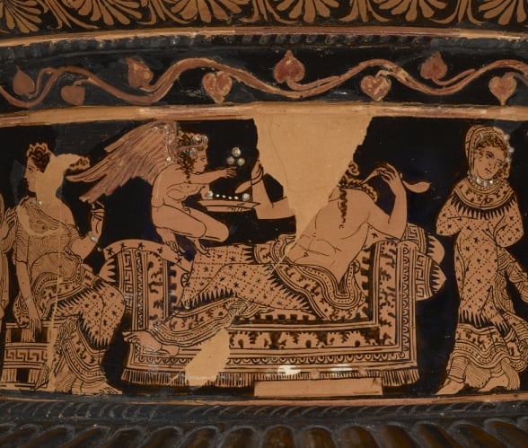 Adnis, Afrodite e Persfone / detalhe do lado A