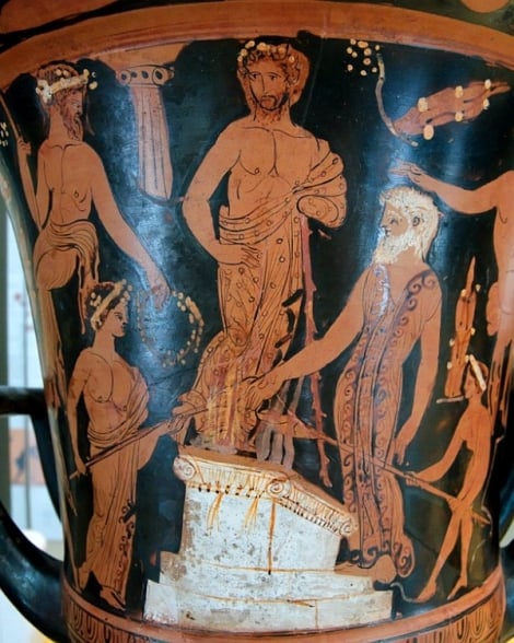 Nestor em Pilos aps a Guerra de Troia