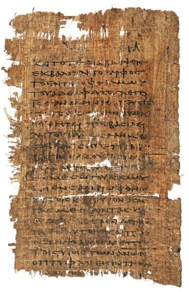 Papiro com o Evangelho de Toms