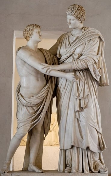 Grupo Ludovisi: Orestes e Electra